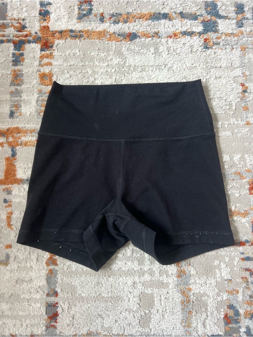 lululemon athletica Black High-Rise Bike Shorts